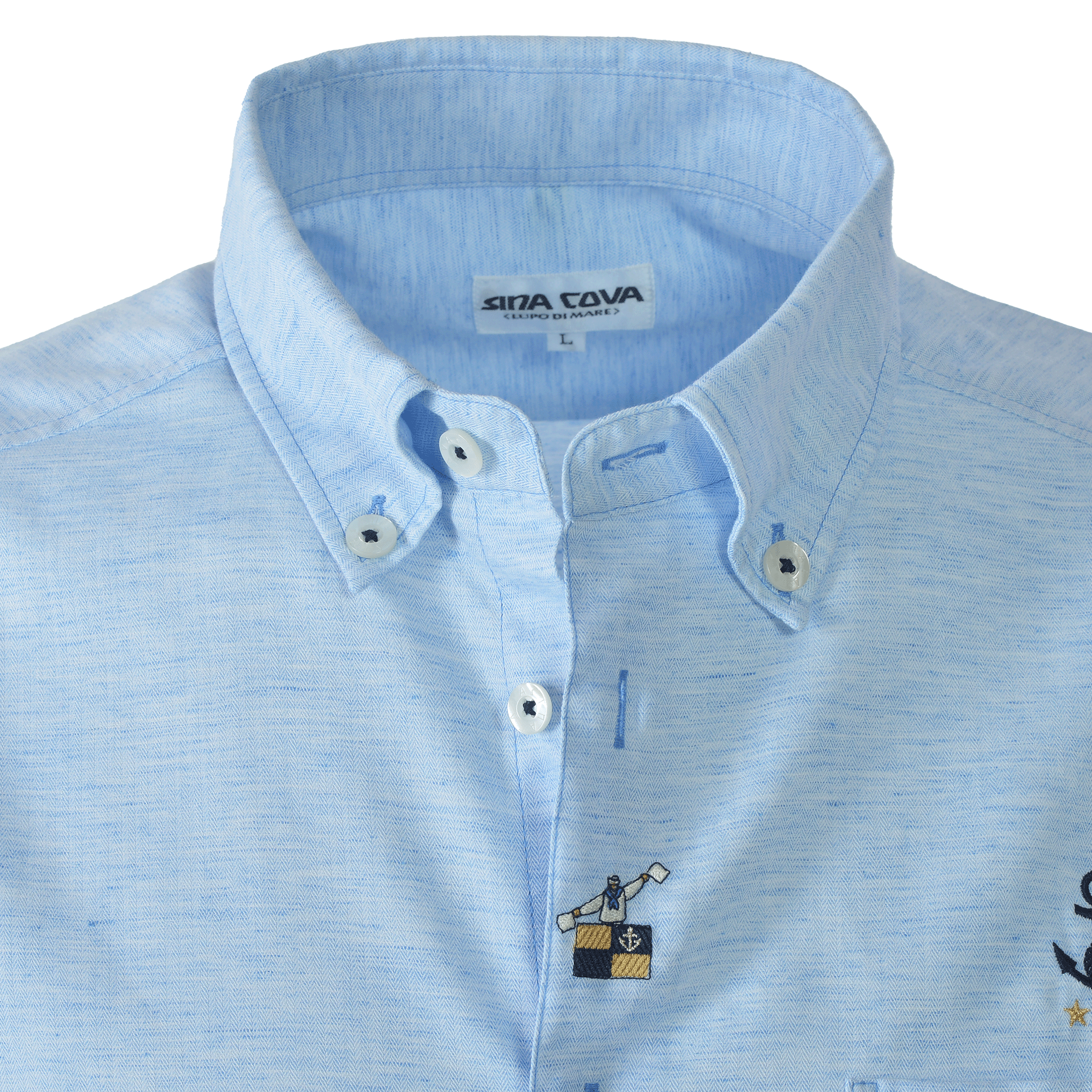 Long-sleeved button-down shirt 26214010