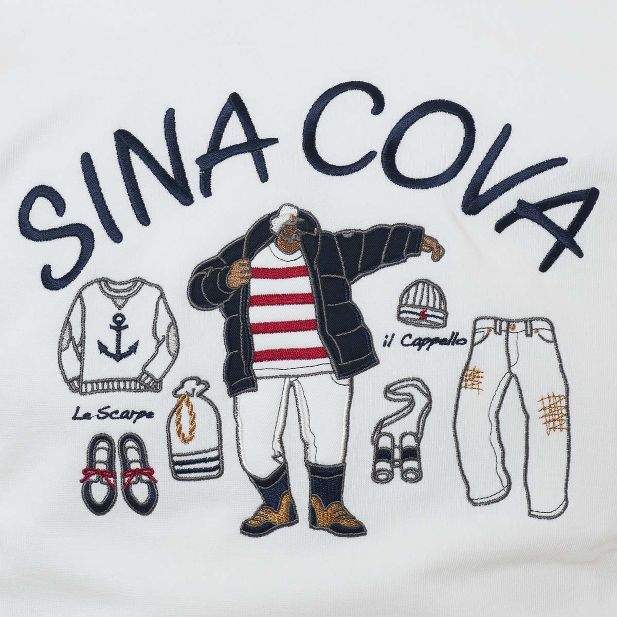 【公式】シナコバ（SINA COVA）クルーネックトレーナー　21220040