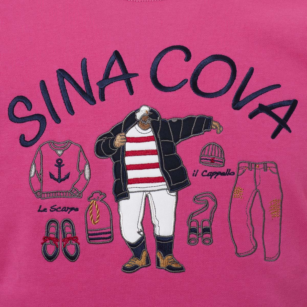 【公式】シナコバ（SINA COVA）クルーネックトレーナー　21220040