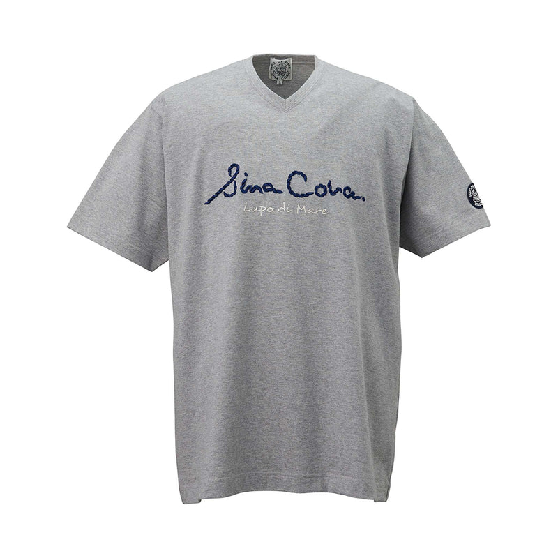 Vネック半袖Tシャツ　22120520 - SINA COVA