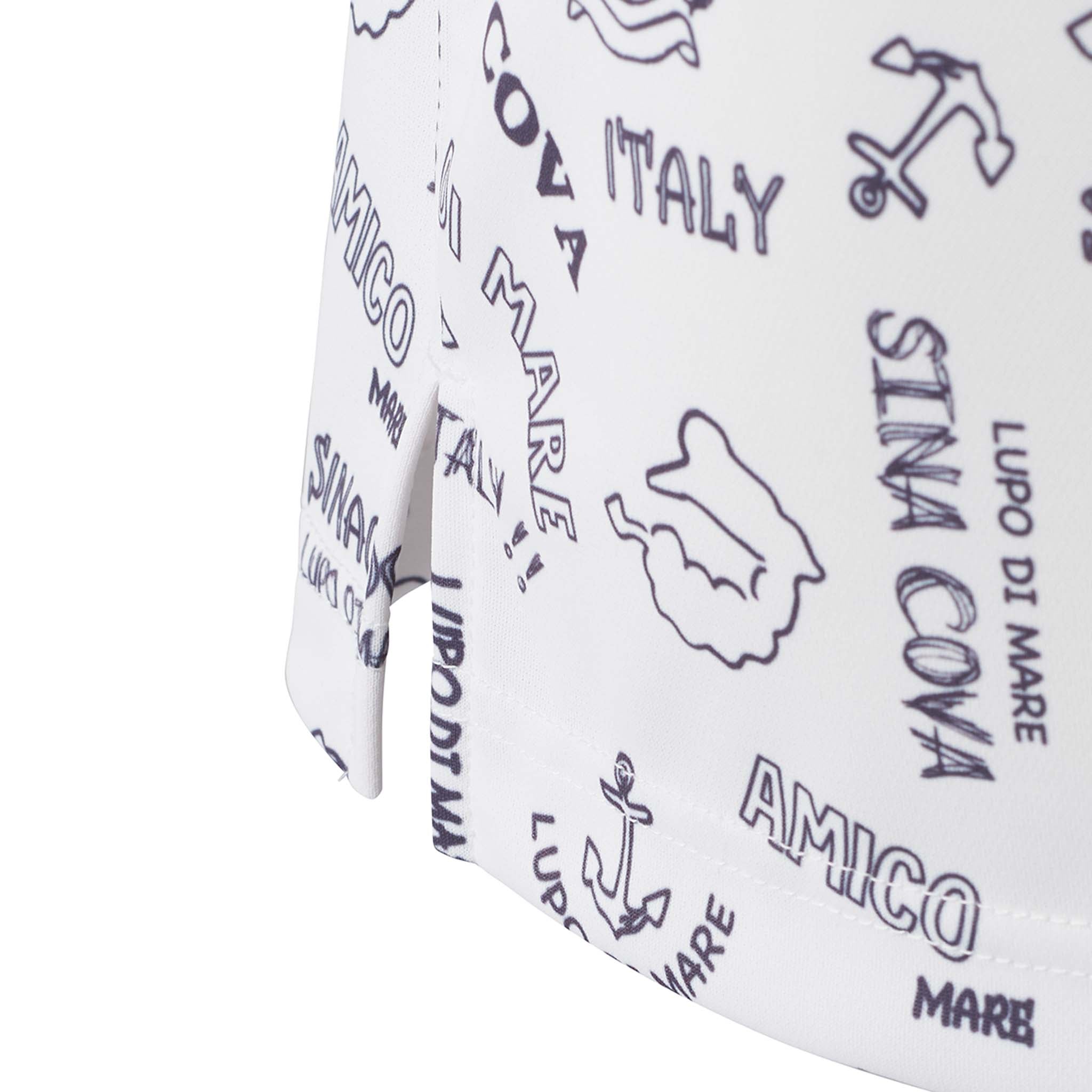 【アウトレット】シナコバ （SINA COVA）総柄半袖ポロシャツ　22150510