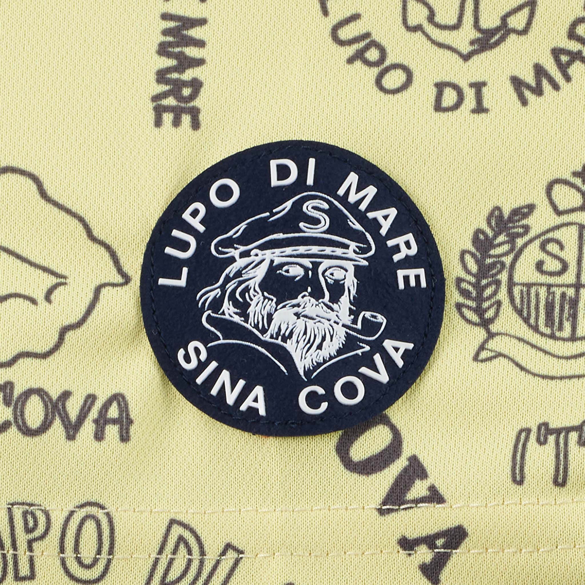 【アウトレット】シナコバ （SINA COVA）総柄半袖ポロシャツ　22150510