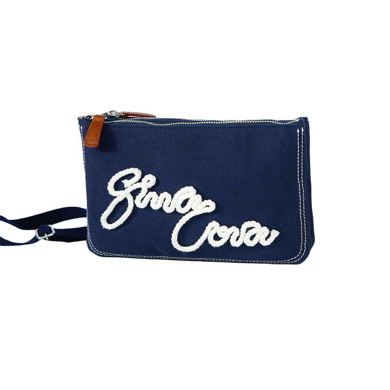 [Official] SINA COVA (SINA COVA) w Fastener shoulder bag gender combined code embroidery design 23177030