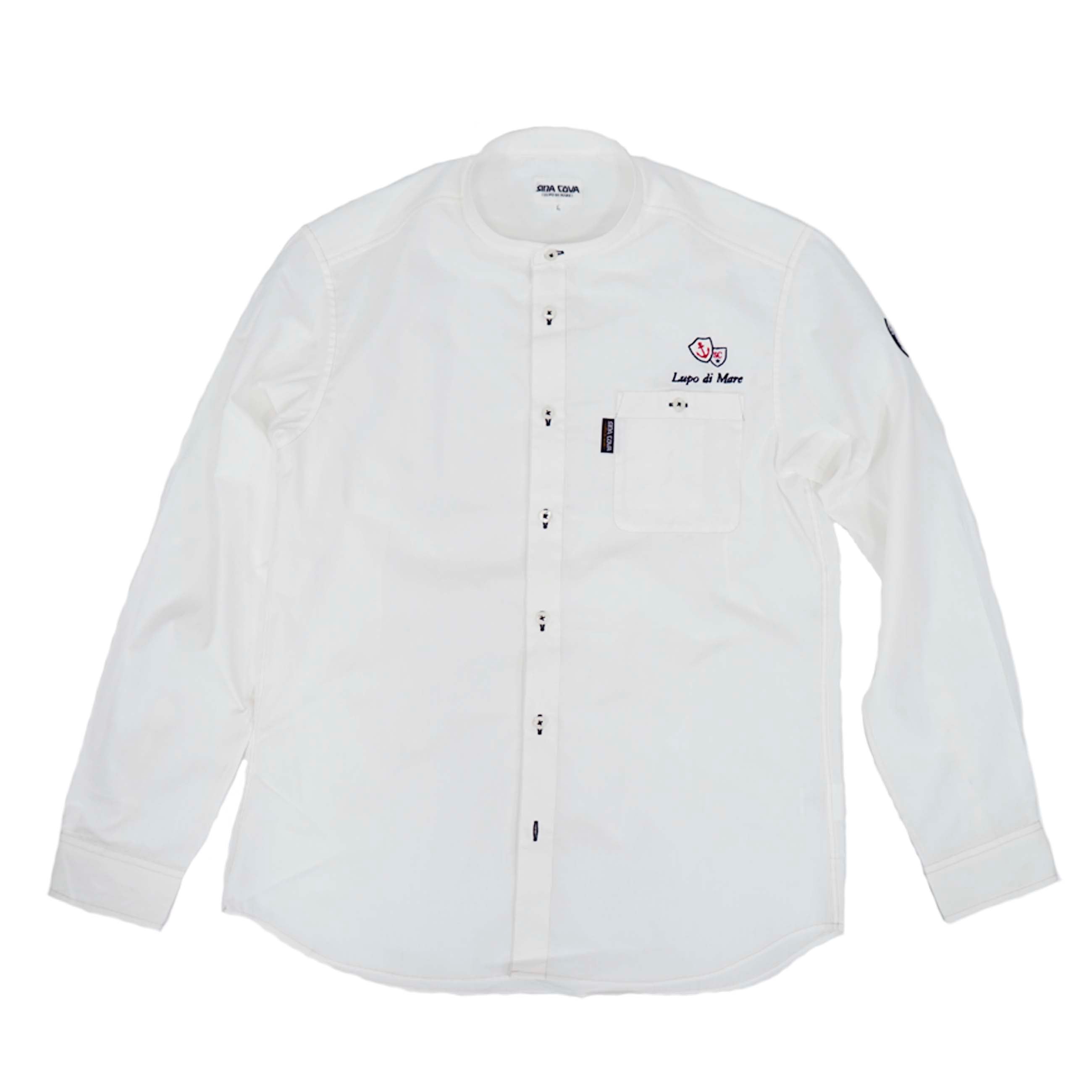 【アウトレット】シナコバ （SINA COVA） バンドカラーシャツ　22124030