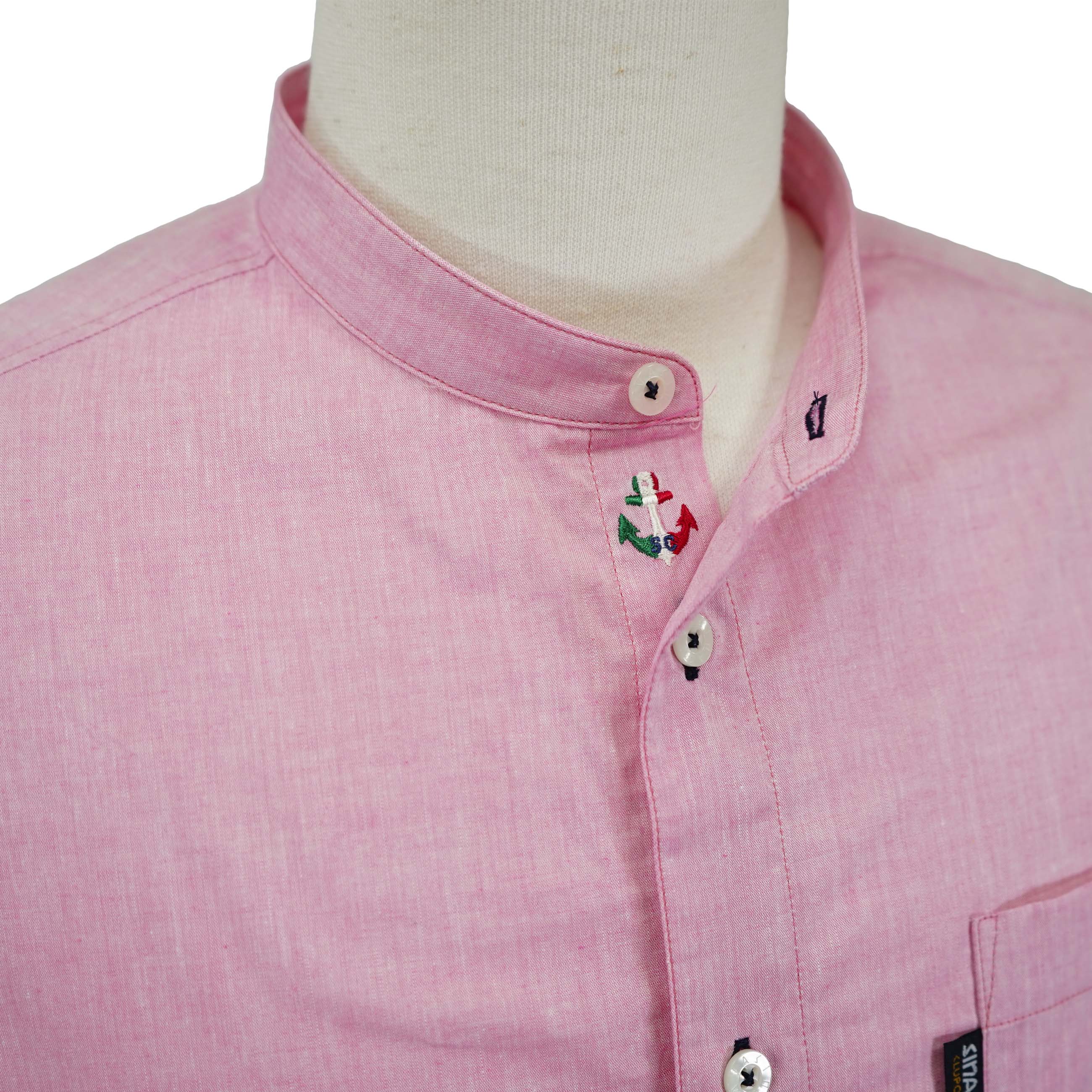 【アウトレット】シナコバ （SINA COVA） バンドカラーシャツ　22124030