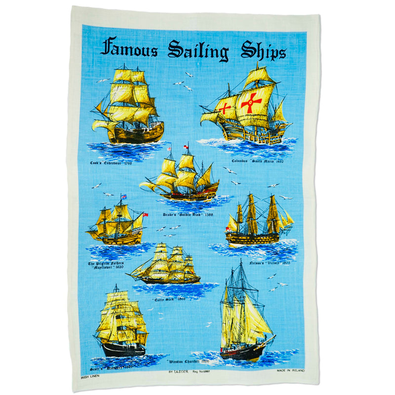 ティータオル　Famous Sailing Ships　57000670