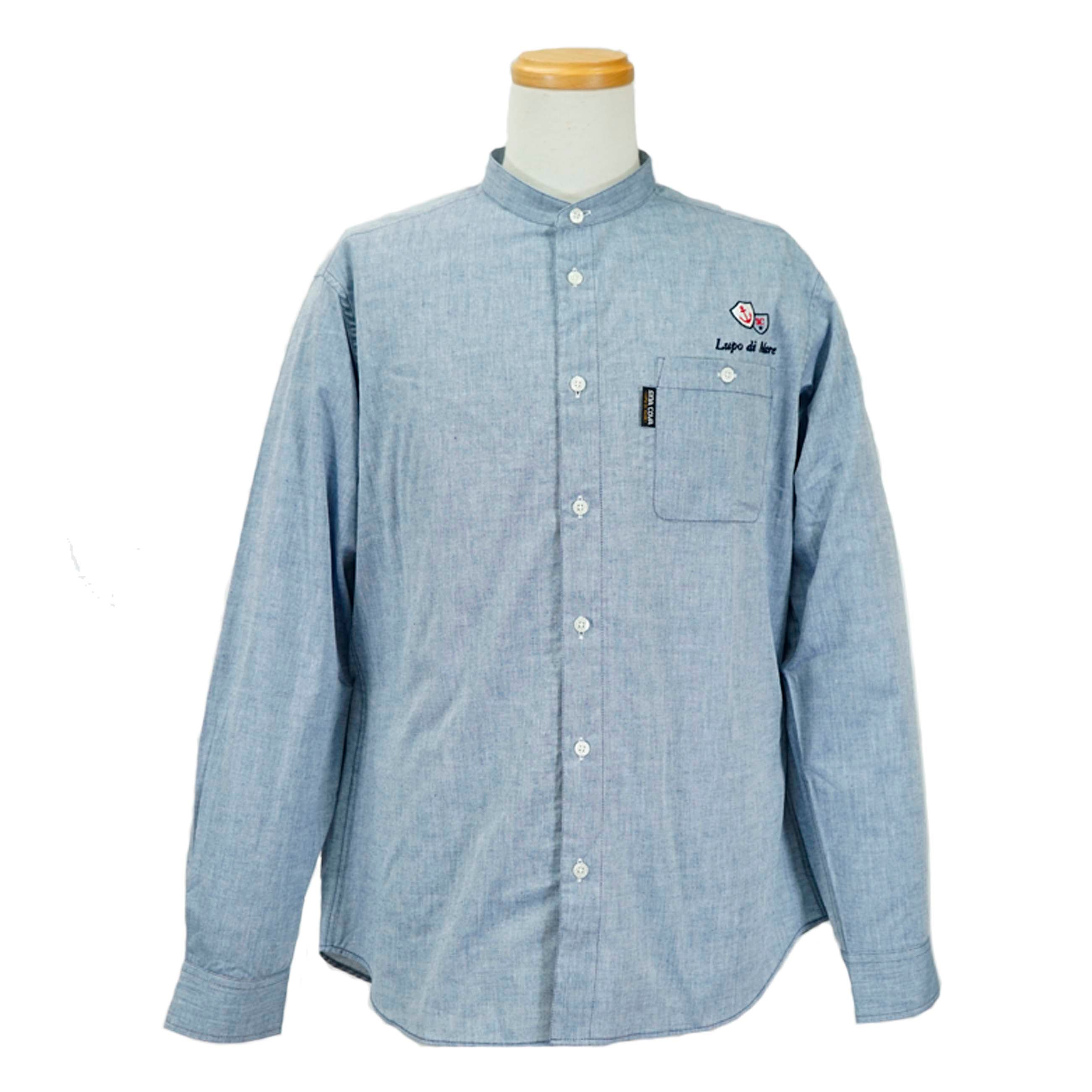 【アウトレット】シナコバ （SINA COVA） バンドカラーシャツ　22124030